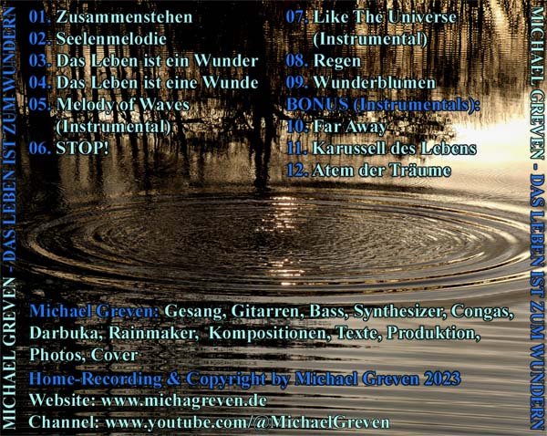 Cover Hinten CD Das Leben Ist Zum Wundern
