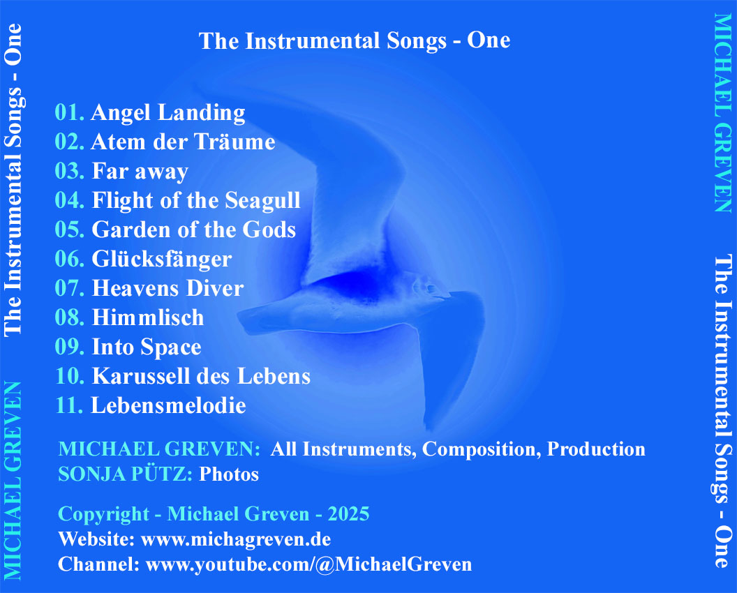 Cover Hinten CD The Instrumental Songs One