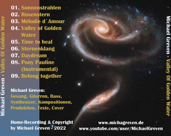 Cover CD Valley Of Golden Water Back