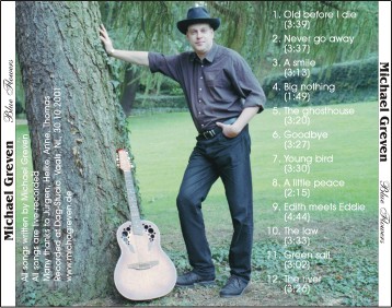 Cover hinten CD Blue Flowers